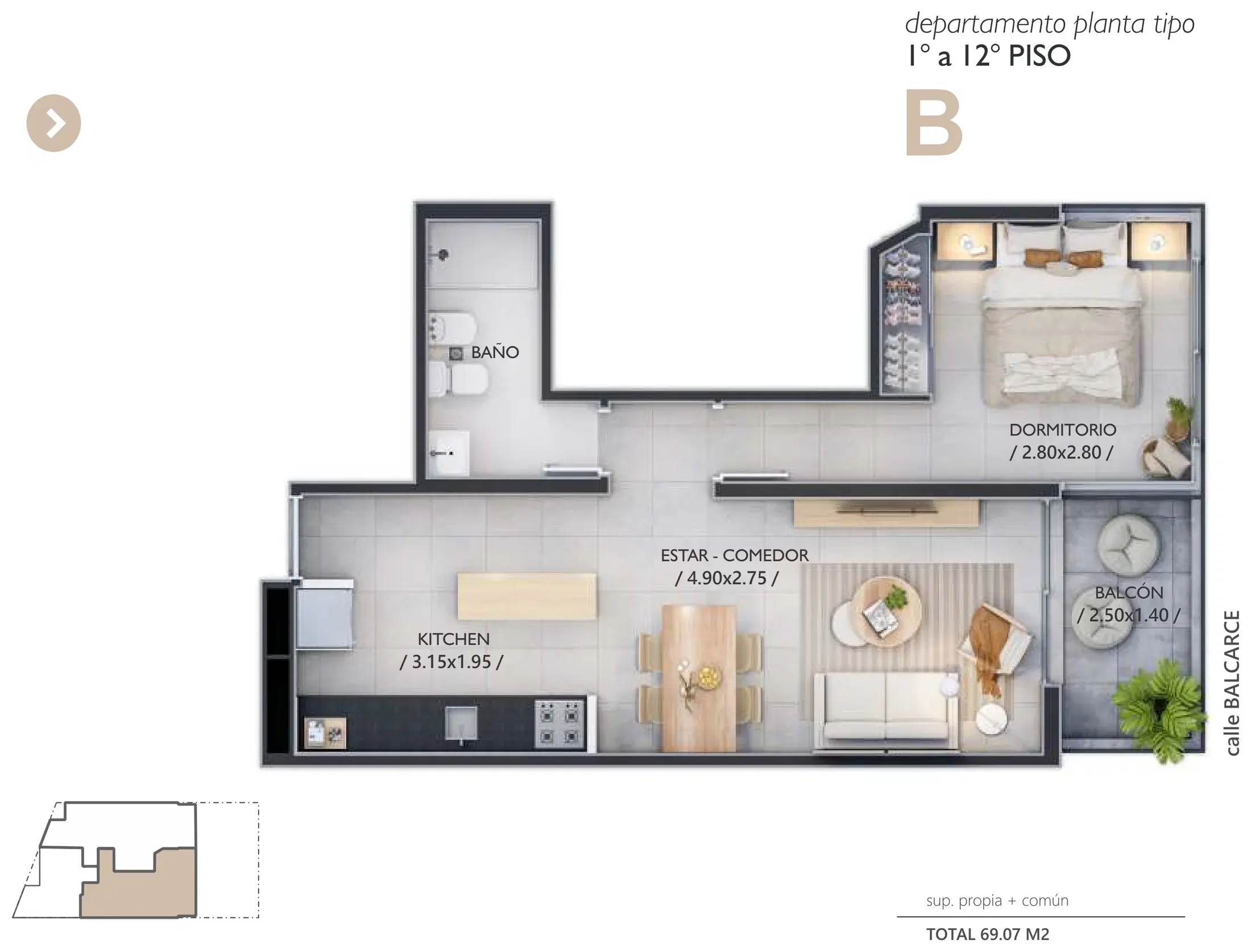 Plano — Planta tipo B