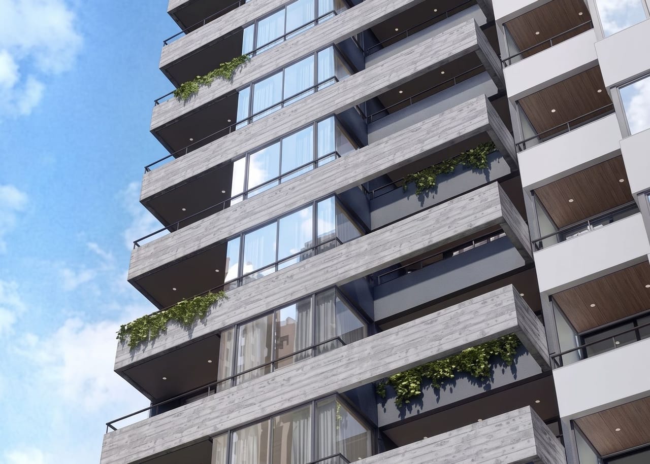 Torre MAPA 08 — fachada del edificio en Balcarce 565, Nueva Córdoba